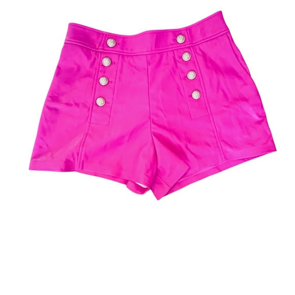 Generation Love Vibrant Pink High Waist Shorts - Picture 2 of 6
